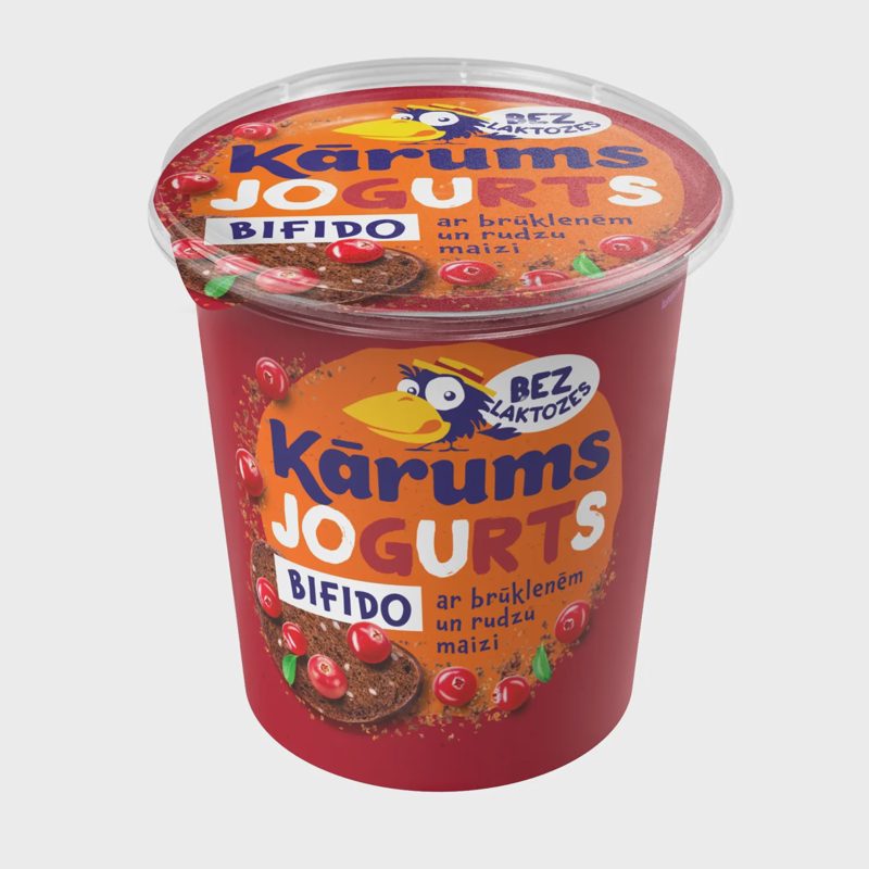 Jogurts Kārums bifido ar brūkl.,rudzu m. 350g