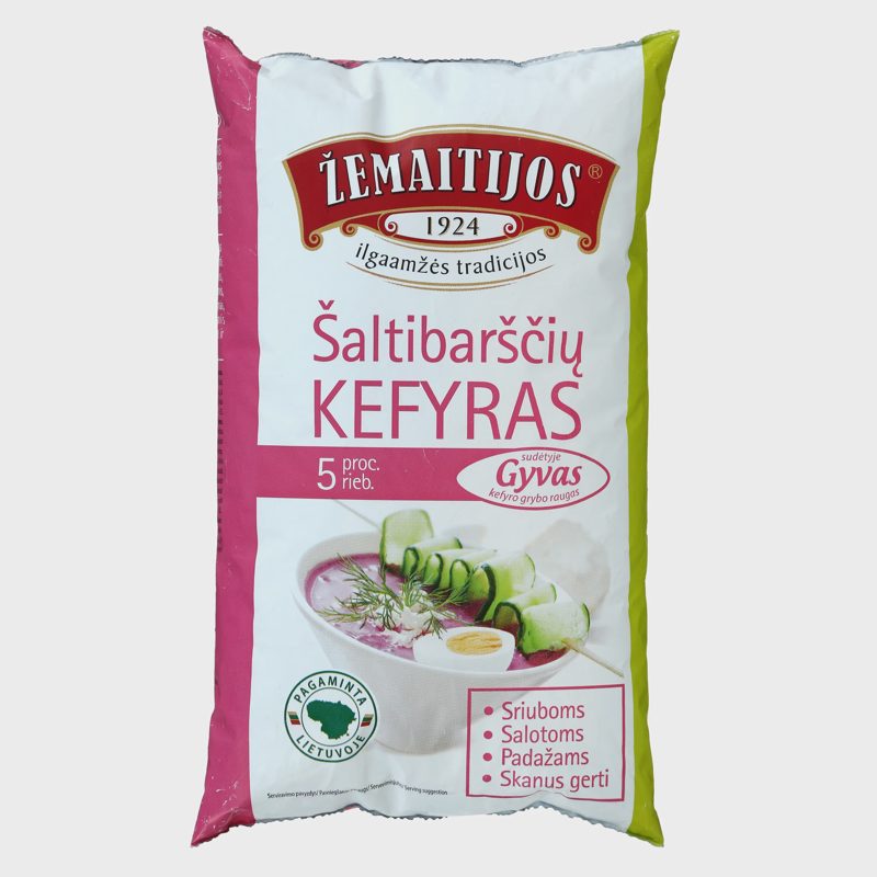 ŽEMAITIJOS ŠALTIBARŠČIŲ kefyras, 5 %, 0,9 kg