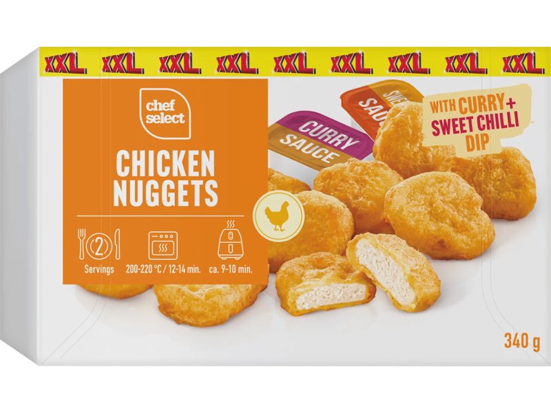 Kycklingnuggets med dipp