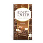 Ferrero Rocher Original Tablette Chocolat Au Lait Noisettes 90G