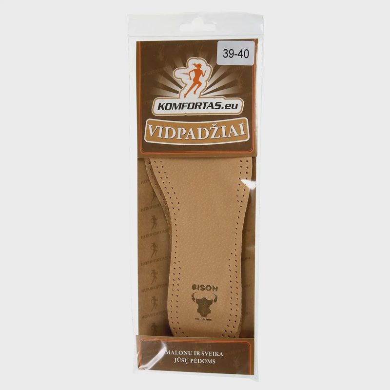 Vidpadžiai odiniai rudi W-01S 39-40