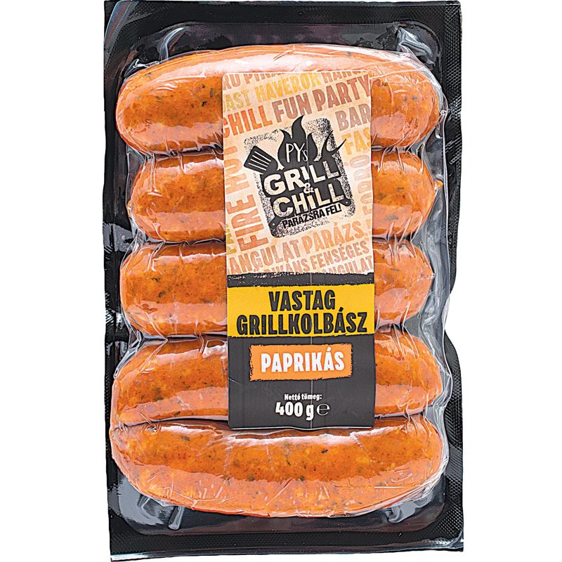 PAPRIKÁS VASTAG GRILLKOLBÁSZ