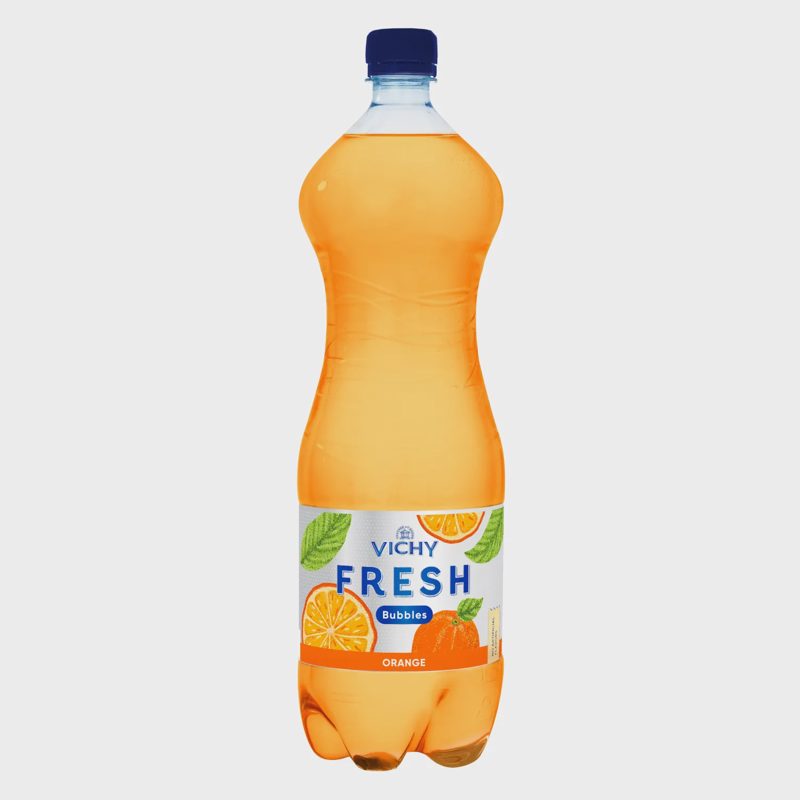 Gaz. apelsinų sk. gėrimas VICHY FRESH, 1,5 l