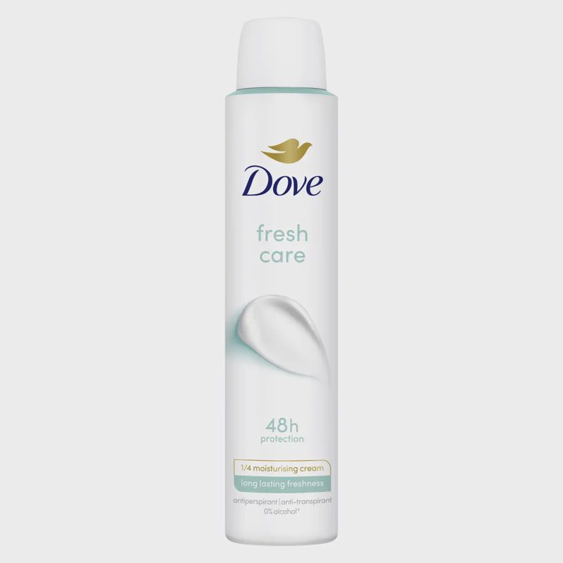 Puršk. dezodor. DOVE POWDER, 48 val. 200 ml