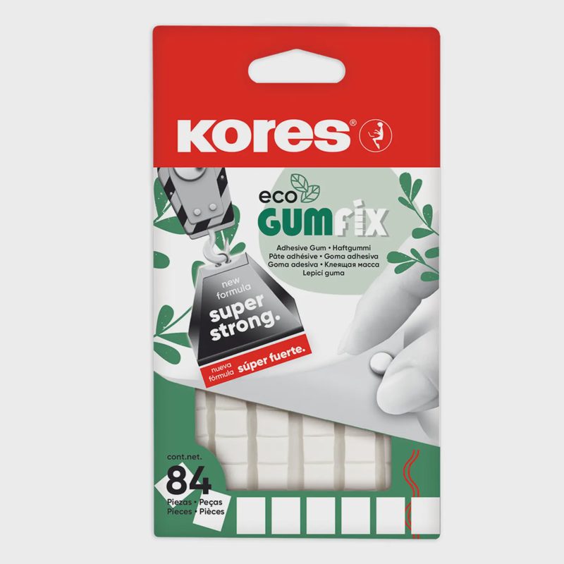 Lipn.pagalvėlės KORES ECO GUMFIX, 84vnt.