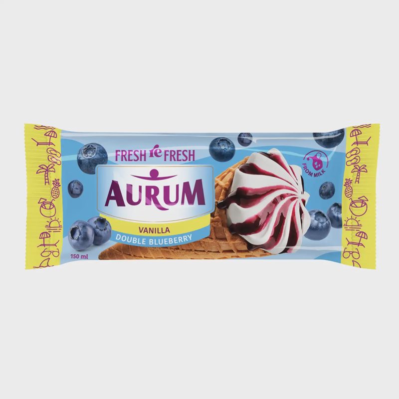 Valg. ledai su šilauogių įd. AURUM, 150ml/95g