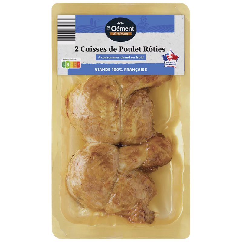 2 CUISSES DE POULET RÔTIES