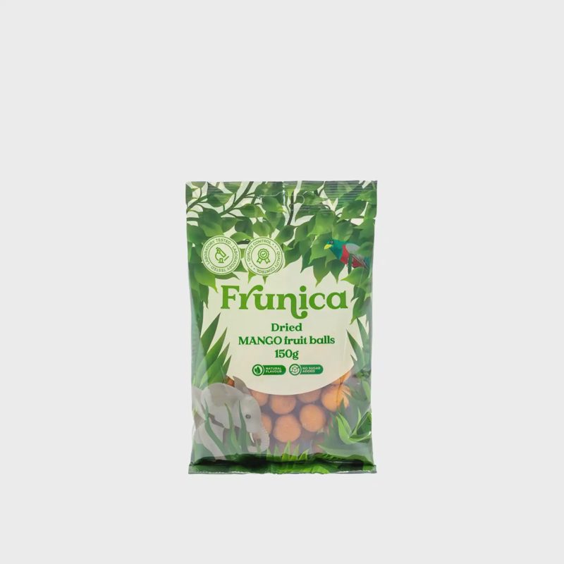 Džiovintų mangų rutuliukai FRUNICA, 150 g