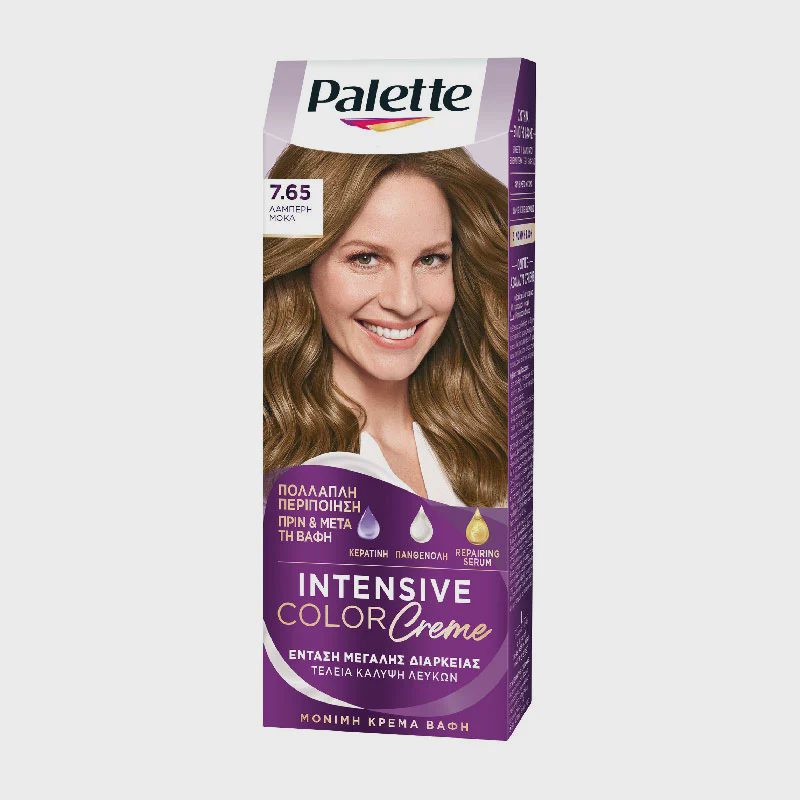 Schwarzkopf Palette Intensive Color Creme Semi-Set Permanent Hair Color Light Mocha No.7.65 110 ml