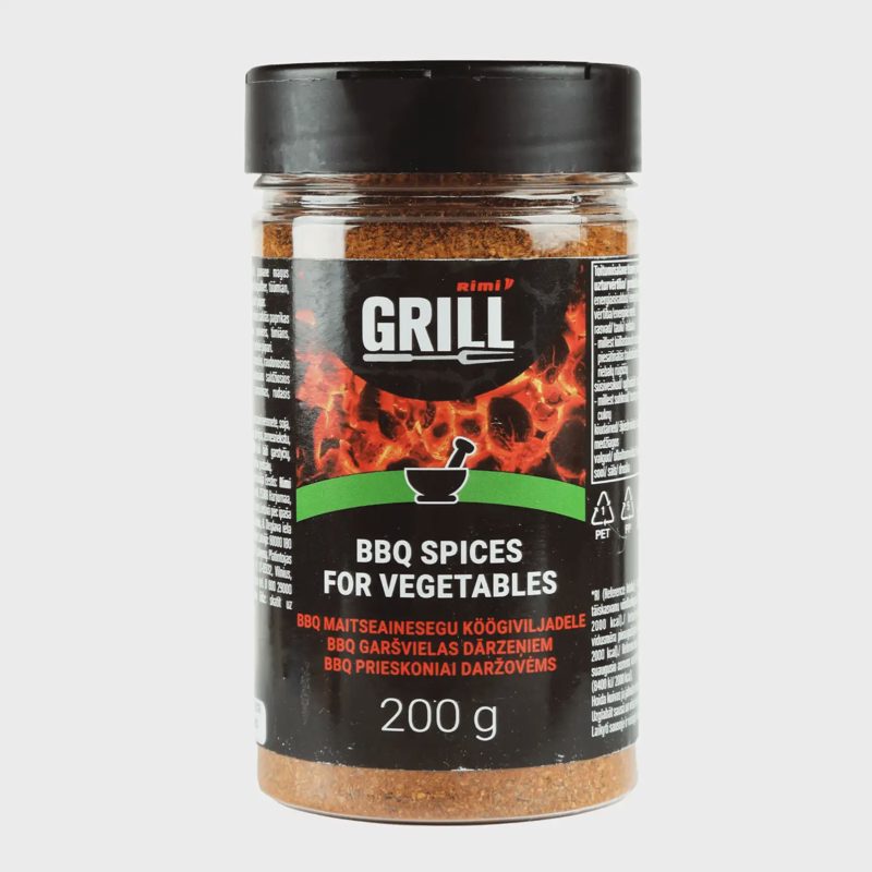 BBQ prieskoniai daržovėms RIMI, 200 g
