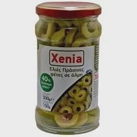 Xenia Ελιές Πράσινες Σε Φέτες 40% Λιγότερο Αλάτι 300gr