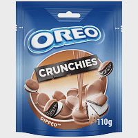 Oreo Μπισκότα Crunchy Bites Επικάλυψη Σοκολάτας 110gr