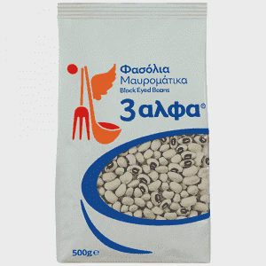 3αλφα Φασόλια Μαυρομάτικα 500gr