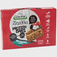 Ήπειρος Zεμύθα Protein Bars Σοκολάτα & Κόκκινα Φρούτα Xωρίς Γλουτένη 4x160gr
