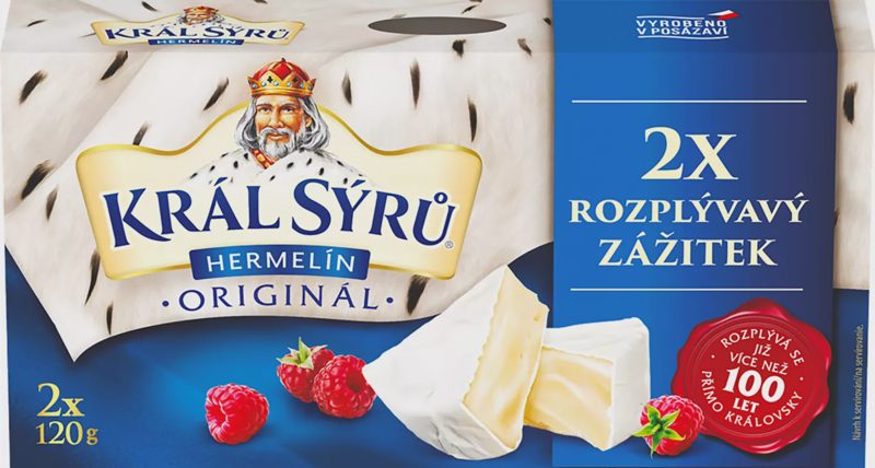 Hermelín sýr s bílou plísní
