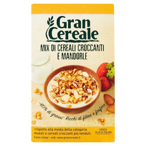 Grancereale mix di cereali croccanti e mandorle 330g