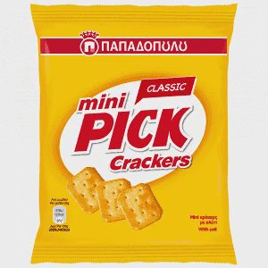 Παπαδοπούλου Mini Pick Crackers Κλασικα 70gr