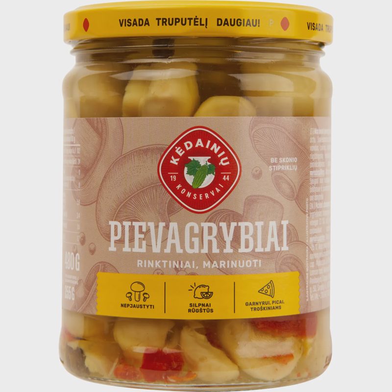 Marin. pievagrybiai RINKTINIAI KKF, 480/255g