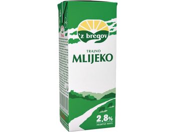 Vindija 'z bregov Trajno mlijeko 2,8% m.m. 0,2 L