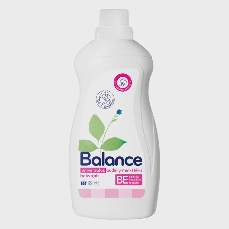 Skalbin. minkšt. BALANCE, medviln. ekstr.,1 l