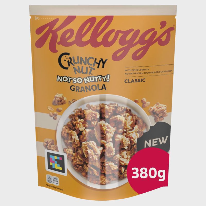 Dribsn. KELLOGG'S CRUNCHY NUT GR.CLAS., 380 g