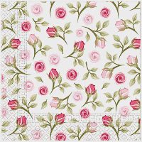 Decorata Romantic Roses Χαρτοπετσετες 3Φύλλων 33x33cm 20τεμ