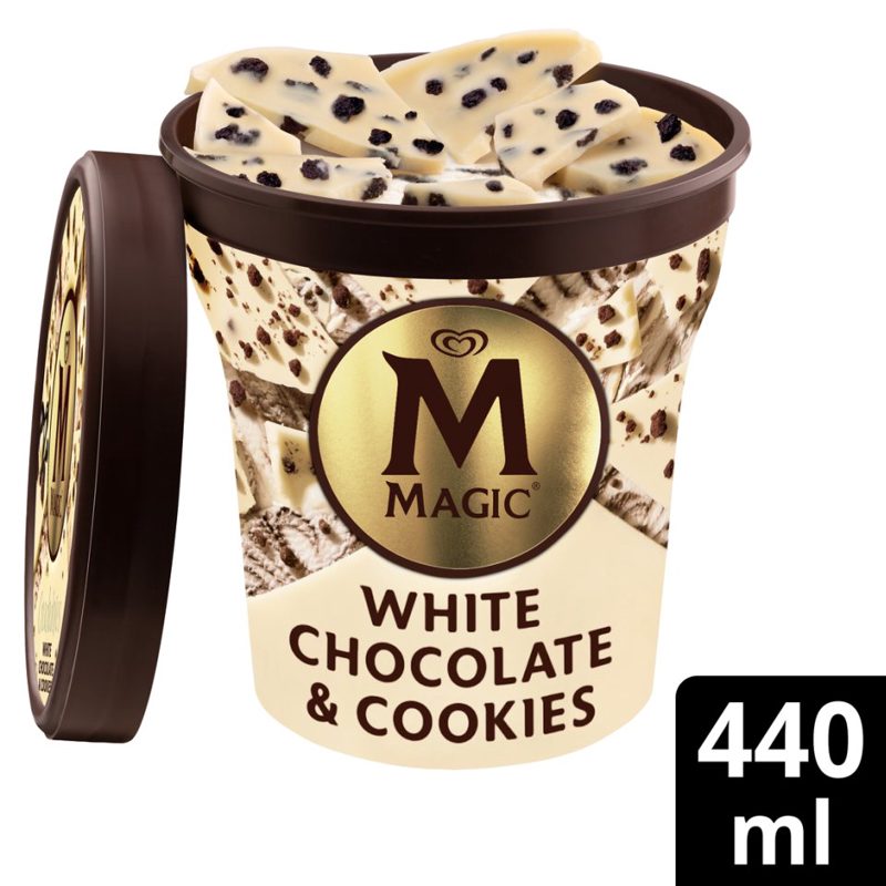MAGIC Crackables Παγωτό White Chocolate & Cookies 305g (440ml)