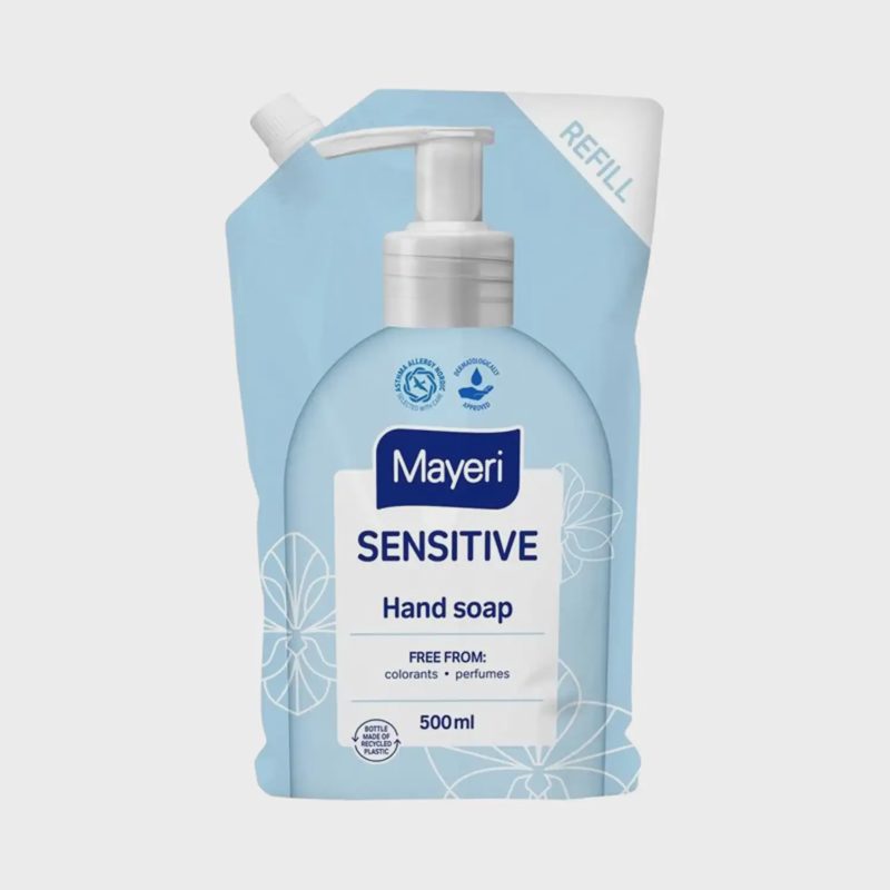Sk. rankų muilo pap. MAYERI SENSITIVE, 500ml