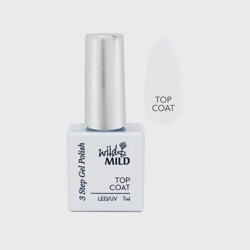 Gel. nagų lako virš.sluok. WILD&MILD,7ml