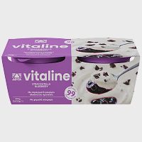 Vitaline Επιδόρπιο Γιαουρτιού Στρατσιατέλα-Μπλούμπερι 150gr (2τεμ)