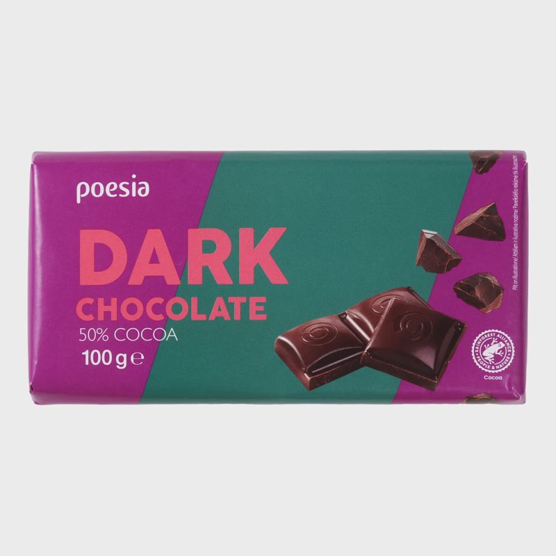 Juodasis šokoladas Poesia 100g