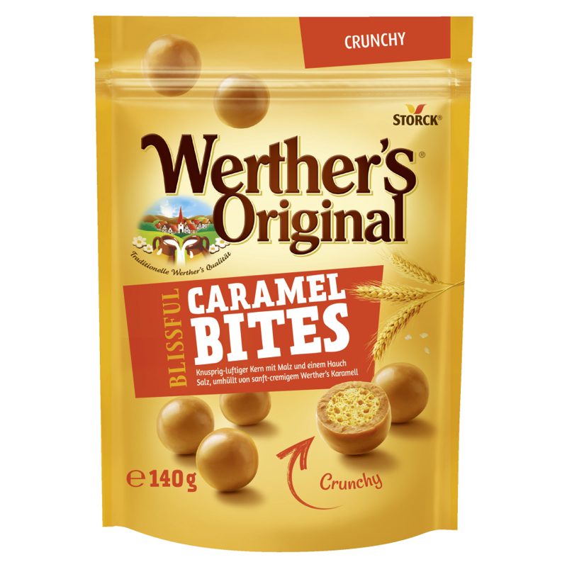 Werthers Original Caramel Blissful Bites Crunchy 140g