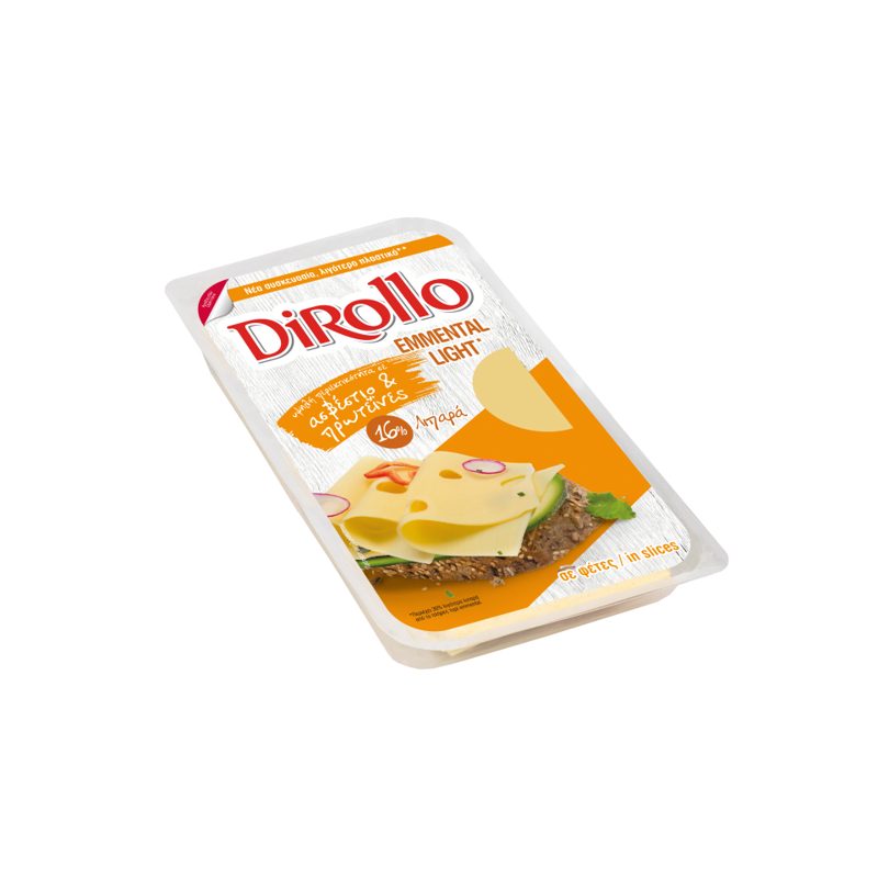 Dirollo Emmental Light Σε Φέτες 175gr