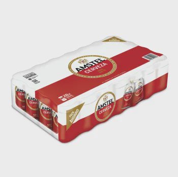Cerveza Amstel 100% Malta pack 28 latas 33 cl.