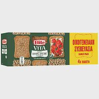 Elite Vita Φρυγανιές Ολικής Άλεσης Οικογενειακή Συσκευασία 360gr
