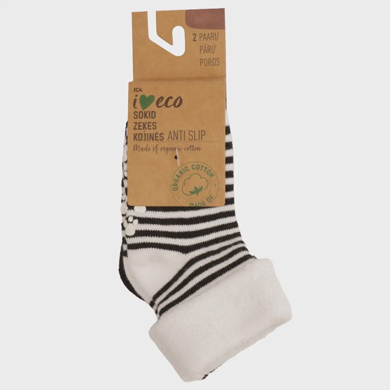 Kūdikių kojinės I LOVE ECO, 0 - 6 mėn. 2 p.