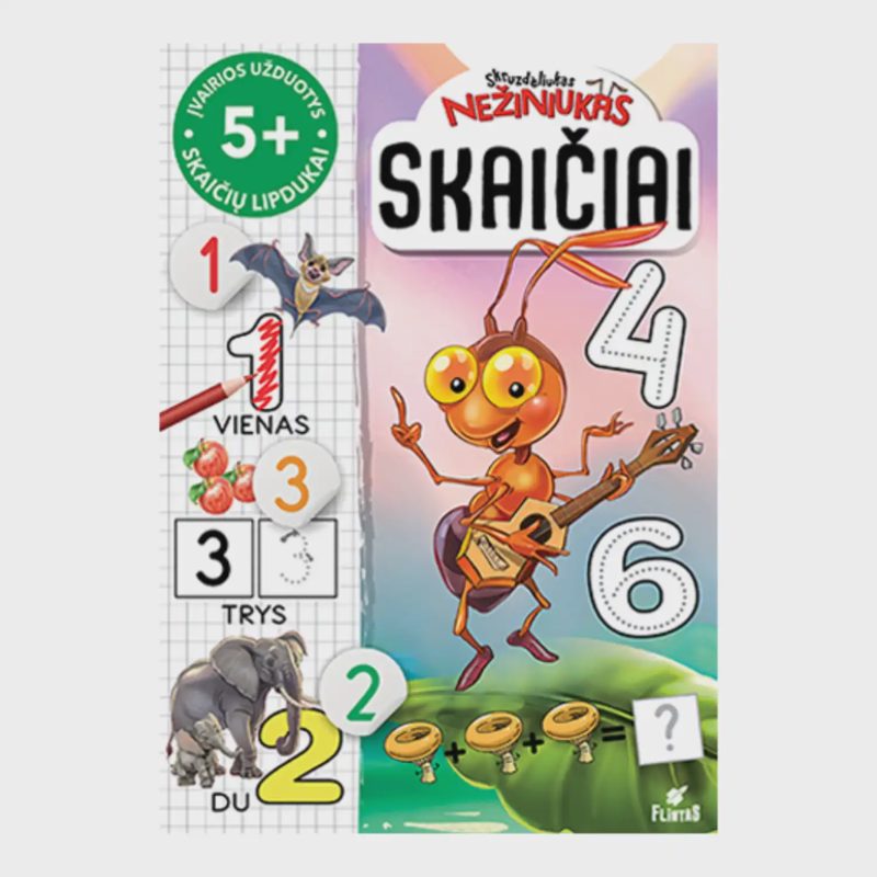 Knyga SKRUZDĖLIUKAS NEŽINIUKAS. SKAIČIAI
