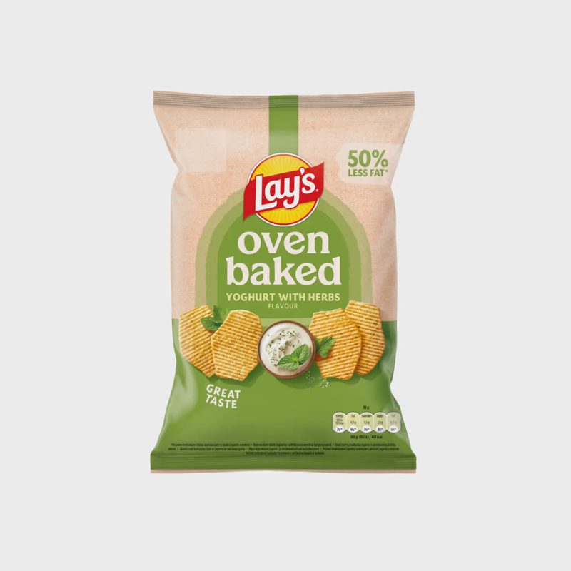 Jog. žolel. sk. bulvių traškučiai LAYS, 110 g