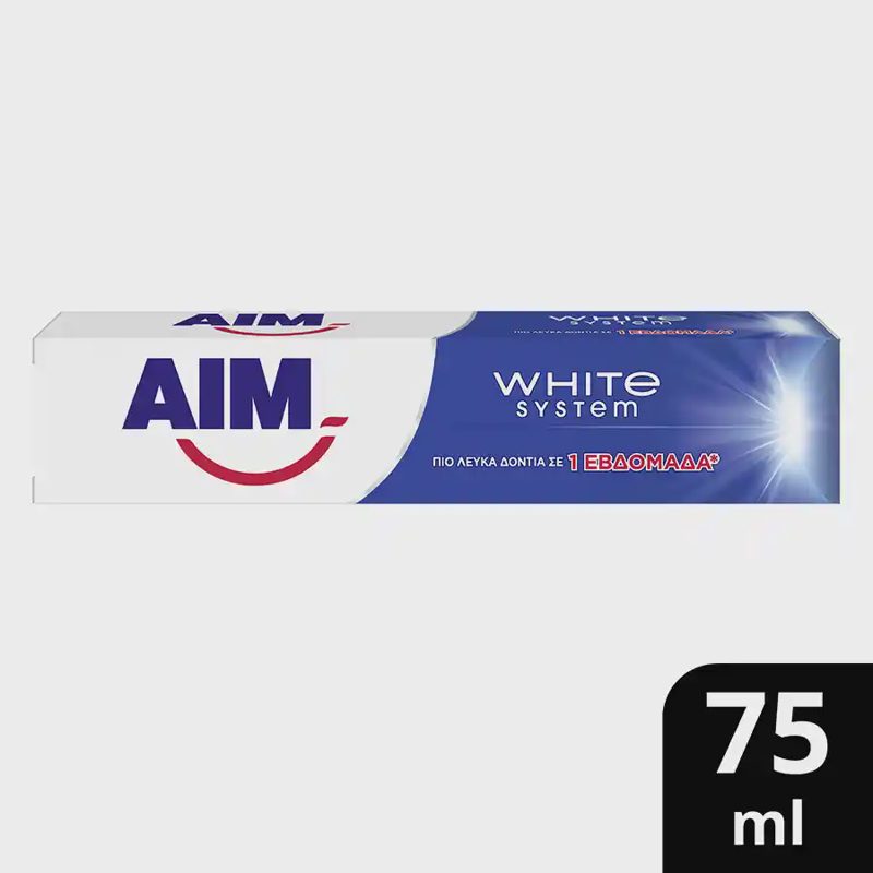 AIM Οδοντόκρεμα White System 75ml