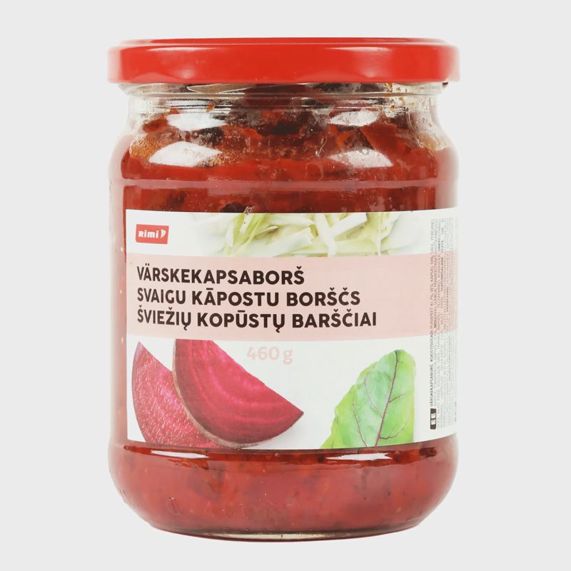 Šviežių kopūstų barščiai RIMI, 460 g