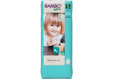 Sauskelnės BAMBO NATURE 5, 11 - 17 kg, 38 vnt