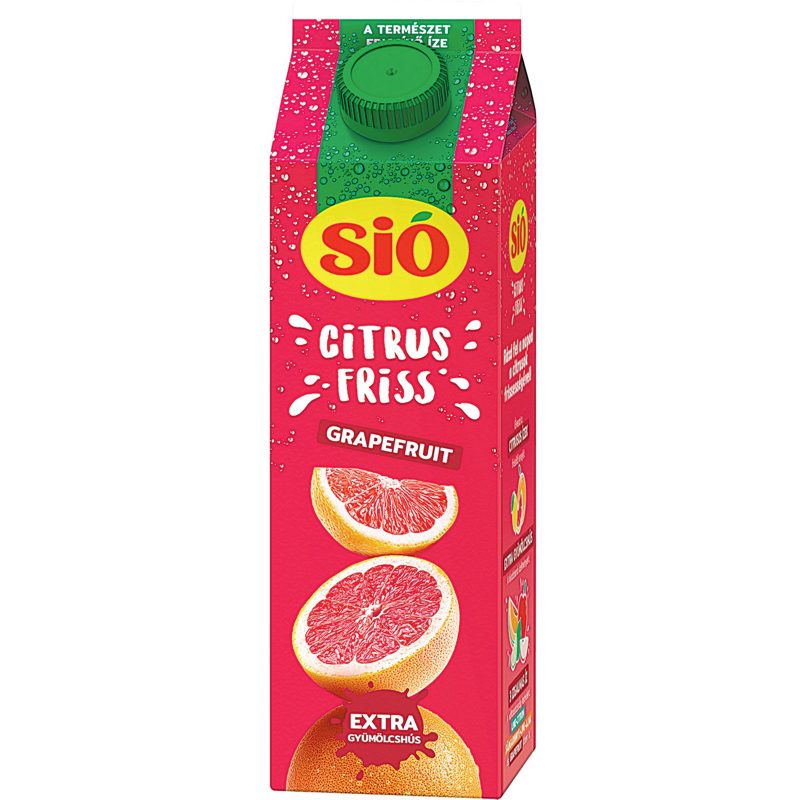 SIÓ PIROS-GRAPEFRUIT ÍZŰ GYÜMÖLCSLÉ