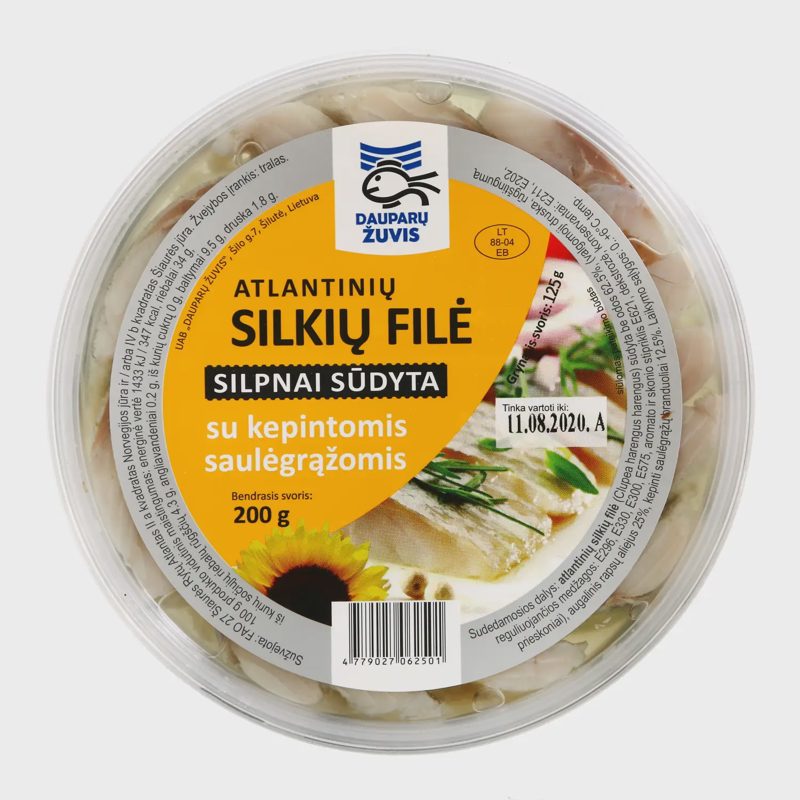 Silkių filė gabaliukai su saul. DAUPARŲ,200g