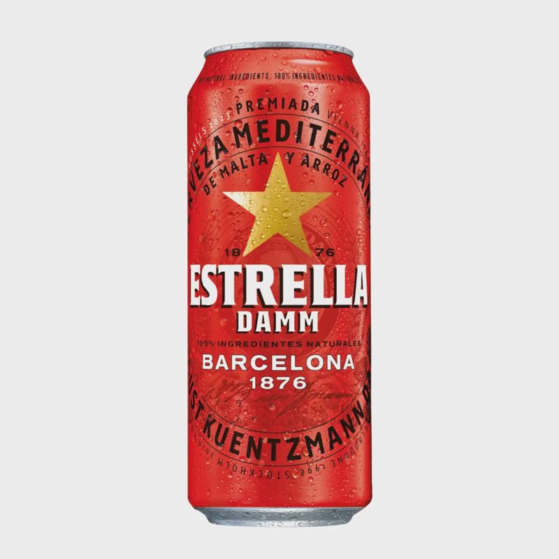 Alu.ESTRELLA Damm Barcelona, 4,6 %, 0,5 l sk.