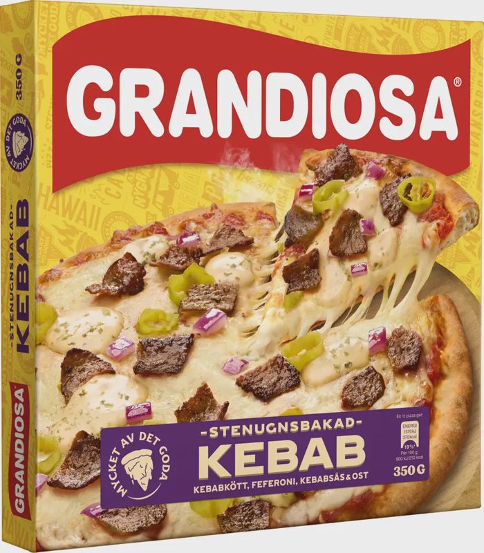 Kebab X-tra Allt Pizza Fryst