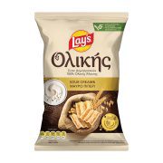 Lay's Snack Ολικής Άλεσης Sour Cream & Μαύρο Πιπέρι 95gr