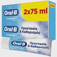 Oral B Complete Οδοντόκρεμα Duo Pack 2x75ml