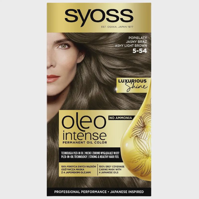 Plaukų dažai SYOSS OLEO INTENSE 5-54