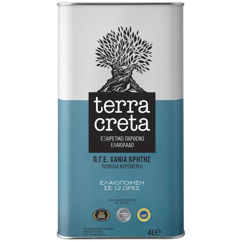 Terra Creta Εξαιρετικό Παρθένο Ελαιόλαδο Χανίων 4lt