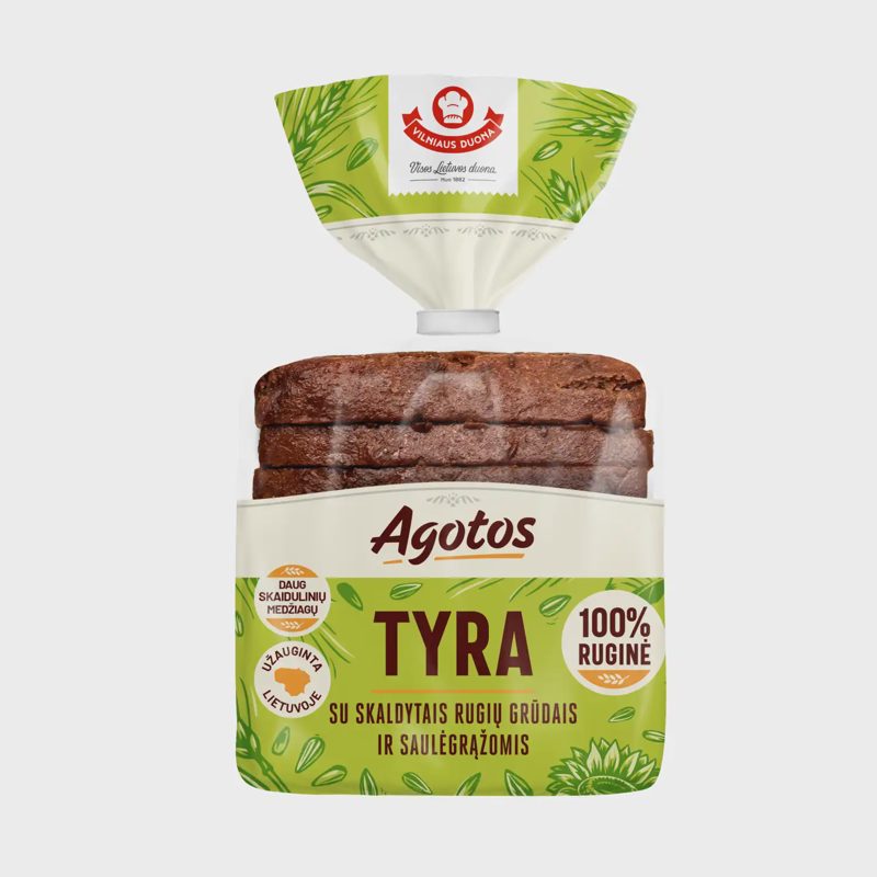 Juoda duona su rug. ir saulėgr. AGOTOS, 340 g